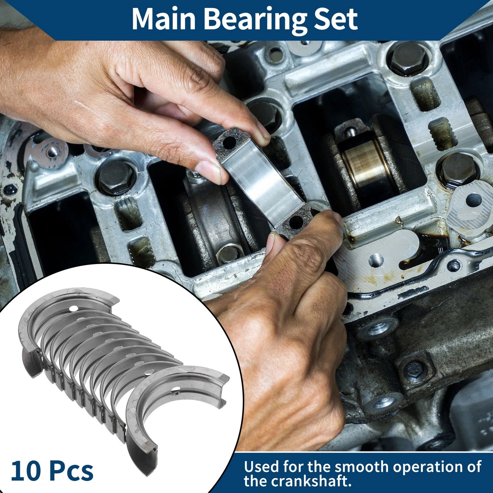 Main Bearing Set No. 92065700 for Chevrolet Astra (1996–2001)