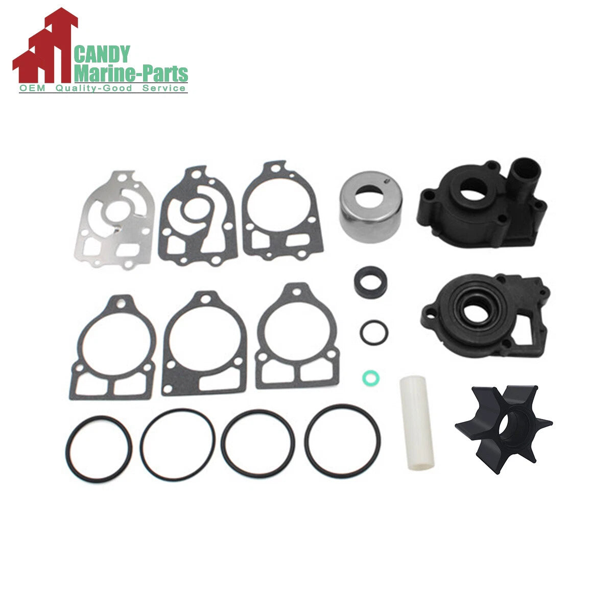 Water Pump Kit with Housing for Mercury/Mercruiser Alpha One (1983–1990) 46-96148A8 96148Q8