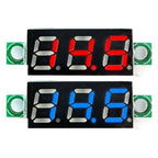 LED Voltmeter 0.28 Inch for DC 5-30V Circuits (High Accuracy 3%)