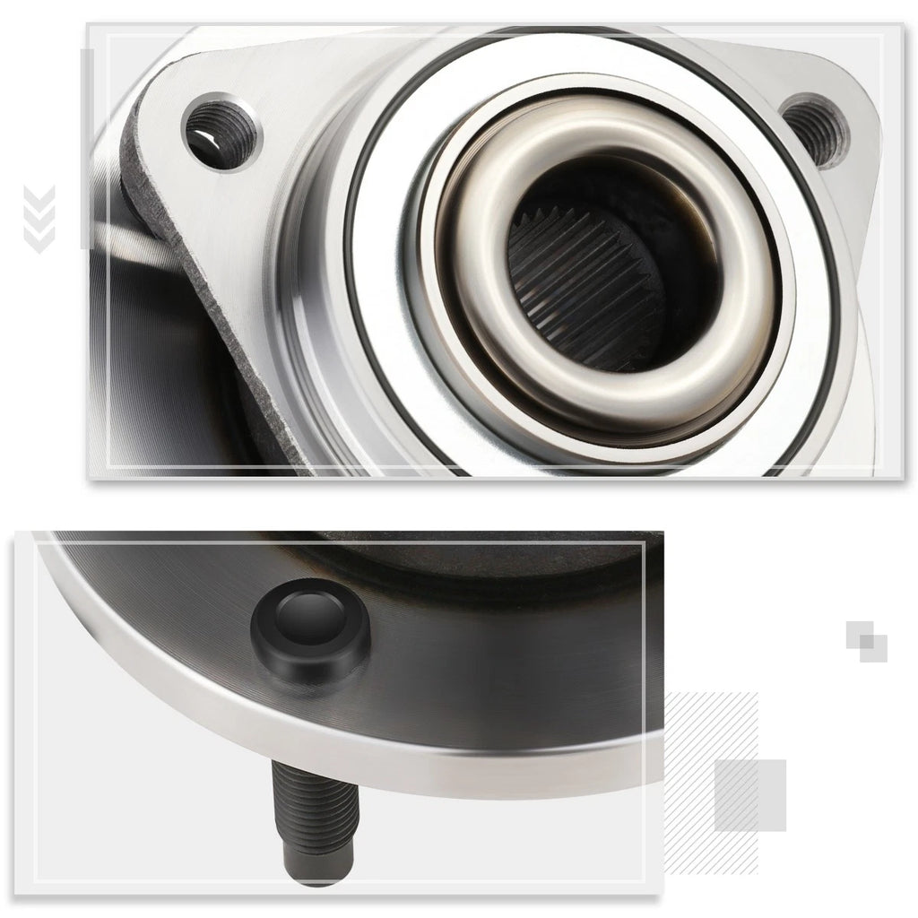Set of 2 Wheel Hub Bearing Assembly for Chevy HHR (2006–2008) +5 Studs