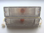 Clear Bumper Bar Indicator Lights for Nissan Navara D21 (1986-1997)