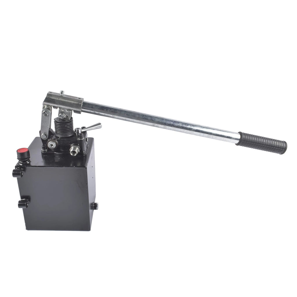 Piston Hydraulic Hand Pump 2.7 CID 3600 PSI 3/8" NPT with Changeover Valve