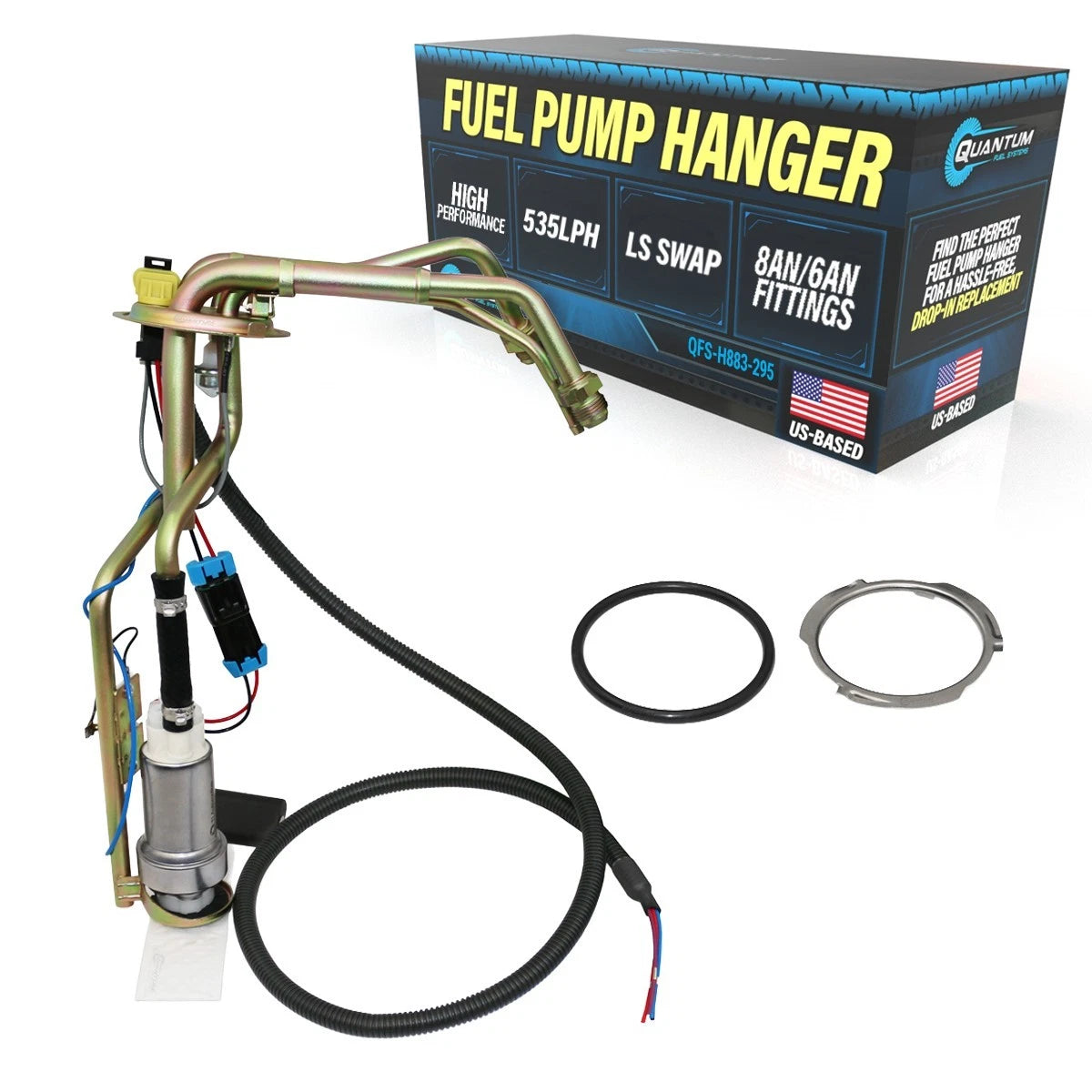 Fuel Pump Hanger for Chevy/GMC (1988–1995) + Send LS/LT Swap 8/6AN Fittings