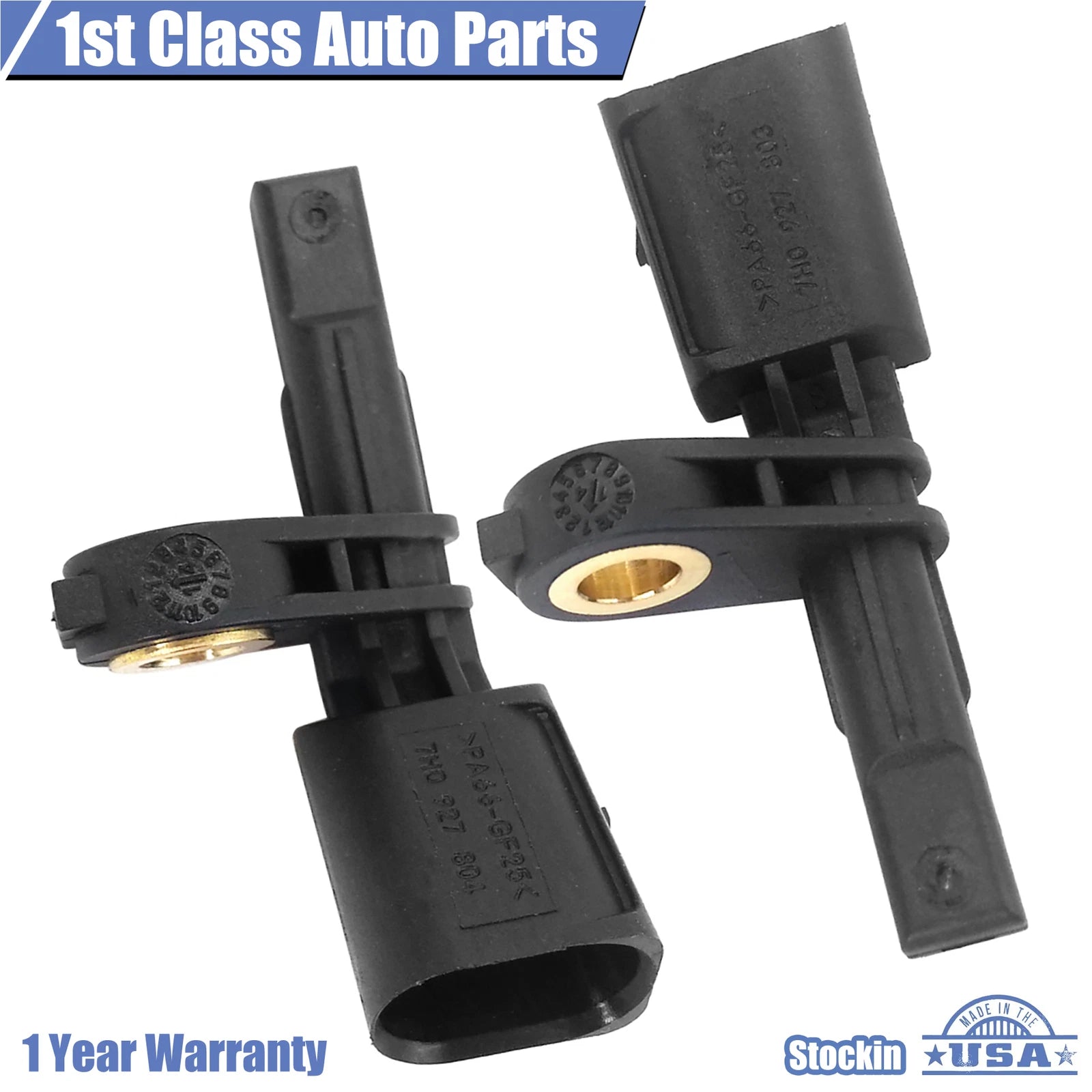 2X ABS Wheel Speed Sensor for Audi A3, VW Beetle, Jetta, Passat (2000–2019)