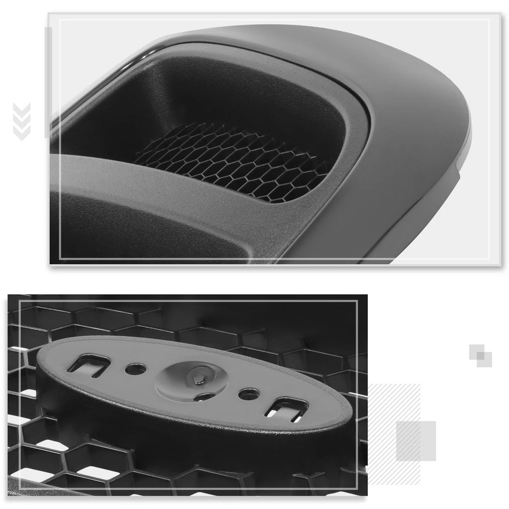 Honeycomb Mesh Front Grille for Ford Ranger 2004–2005 w/Badge Slot