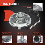 Electric Cooling Fan Clutch for Ford F-350 F-450 Super Duty (2008–2010)