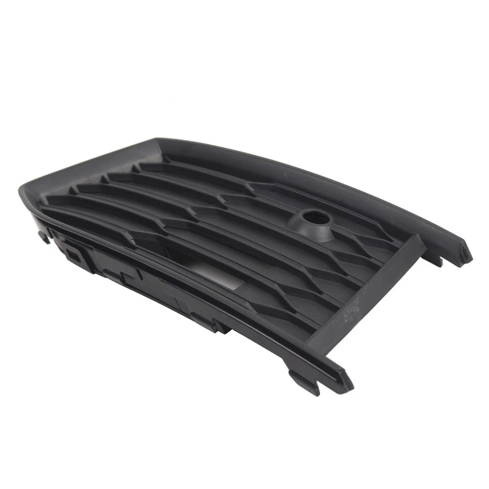 Left Front Bumper Fog Light Grille Cover Matte Black for Audi A6 S6 (2018–2024)