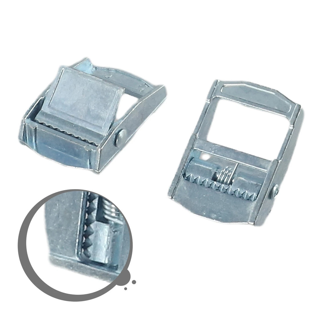 25mm Zinc Alloy Buckles for Heavy Duty Tie-Down Cargo Straps