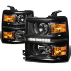 Projector Headlight/Lamp with LED DRL for Chevy Silverado (2014–2015)