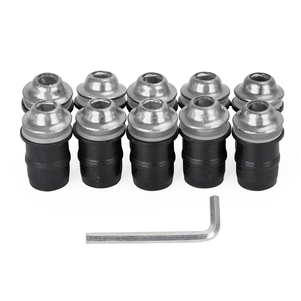 10 Pack M5x16 Windshield Screen Screw Bolts for Motorcycle