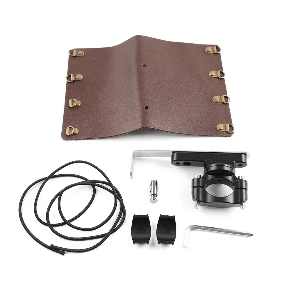 Universal Motorcycle Cup Holder for Harley - Dark Brown