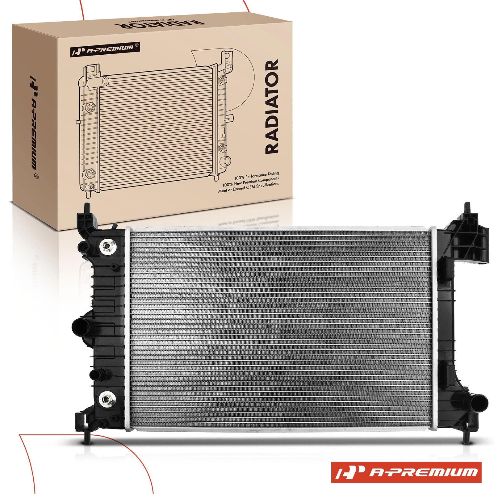 Radiator with Trans Oil Cooler for Chevy Sonic (2012–2018)