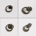 Set of 10 Vintage Door Drop Ring Pull Knobs for Kitchen Cupboard Drawer