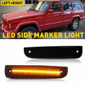 Smoked Amber LED Front Side Marker Lights for Jeep Cherokee (1997–2001)