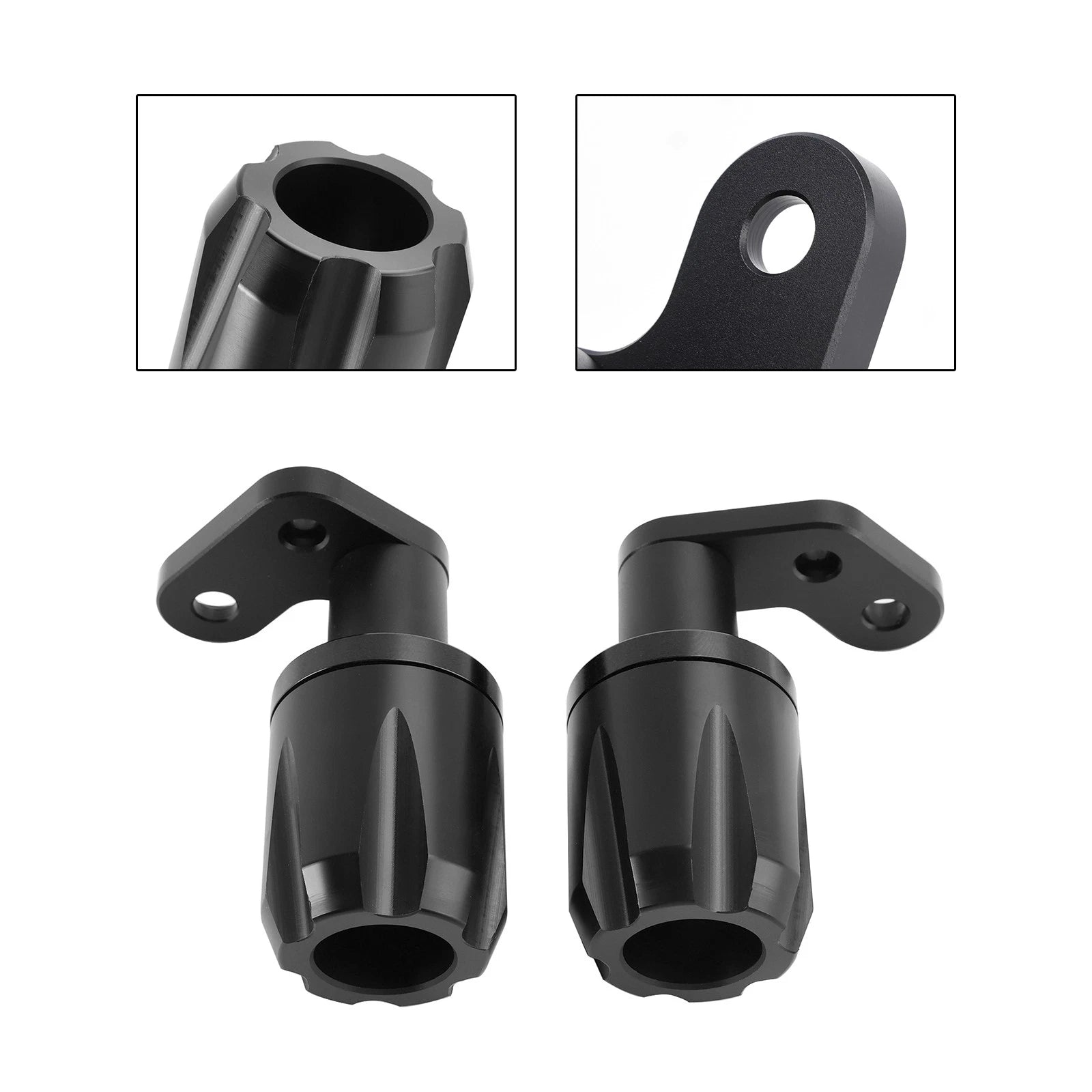CNC Anti-Crash Frame Sliders for Kawasaki ZX-6R (2024–2025)