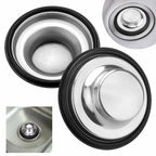 Sink Stopper for Standard Kitchen Drain (3 1/2 Inch Diameter)
