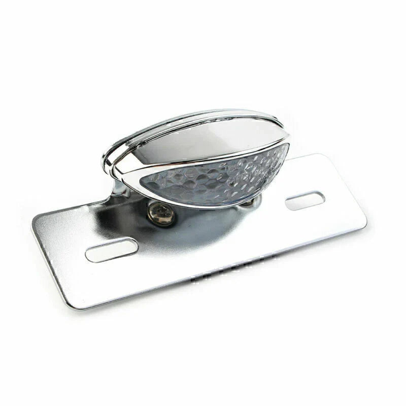 Rear Tail Light Chrome Bracket for Cafe Racer Motor