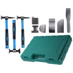 Set of 9 Auto Body Panel Fender Hammer Dolly Sheet Metal Repair Tools