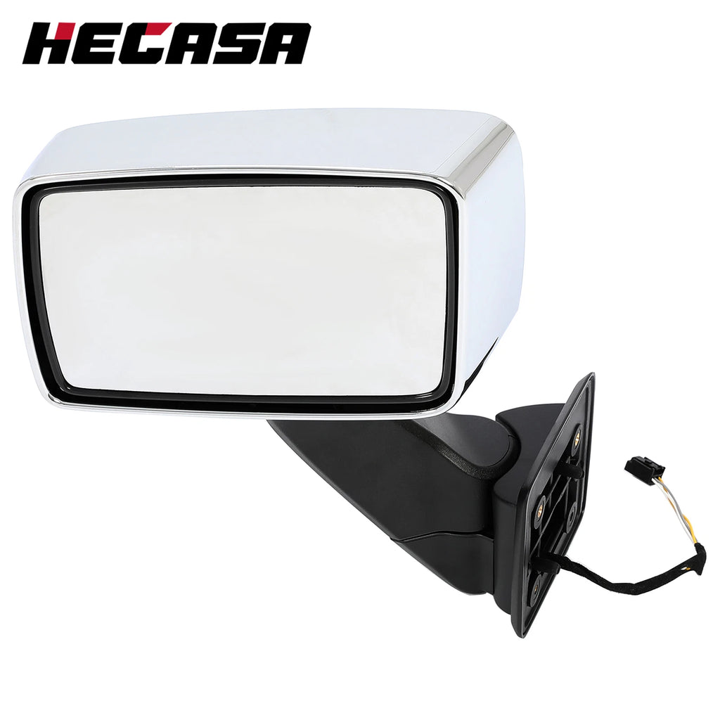 Left Driver Silver Door Mirror for Hummer H3 H3T (2006–2010)