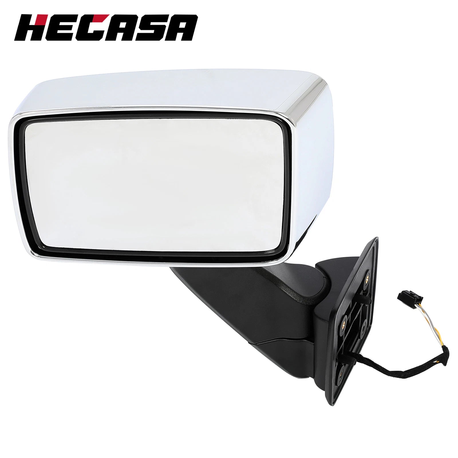 Left Driver Silver Door Mirror for Hummer H3 H3T (2006–2010)