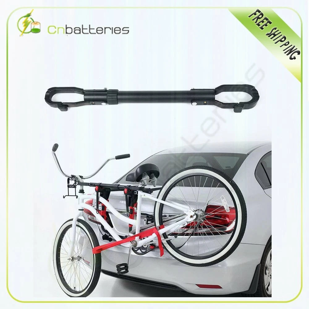 Universal Adjustable Cross Bar Bike Frame Adapter - Black