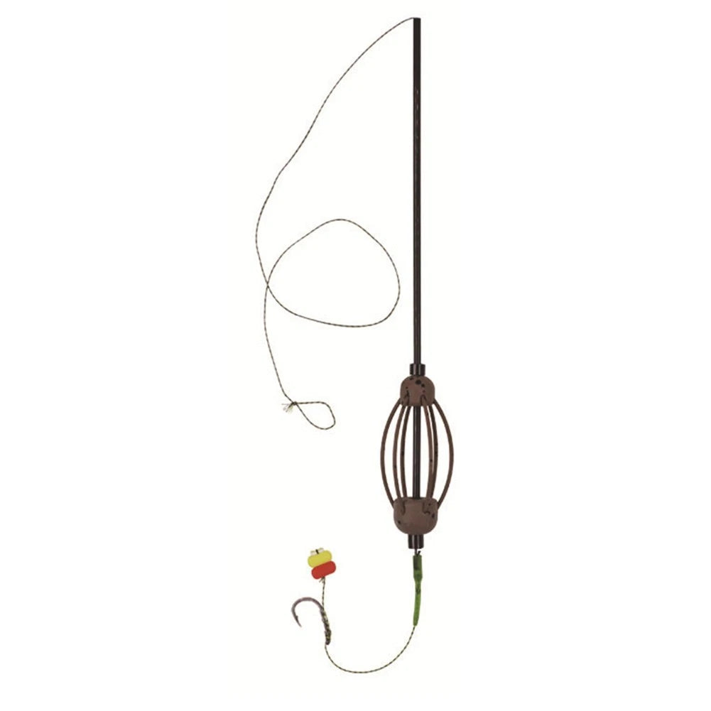 Hollow Design Carp Fishing Feeder Rig with 4, 6, 8 Hooks