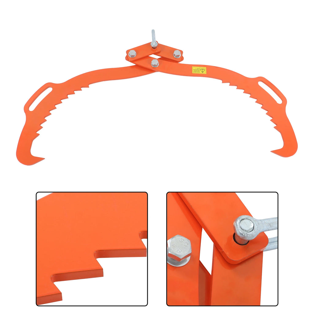 32in Log Lifting Tongs for Timber Grapple (Heavy Duty)