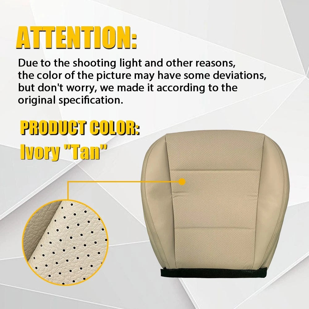 Driver Perforated Leather Bottom Seat Cover for Subaru Outback (2015–2019)