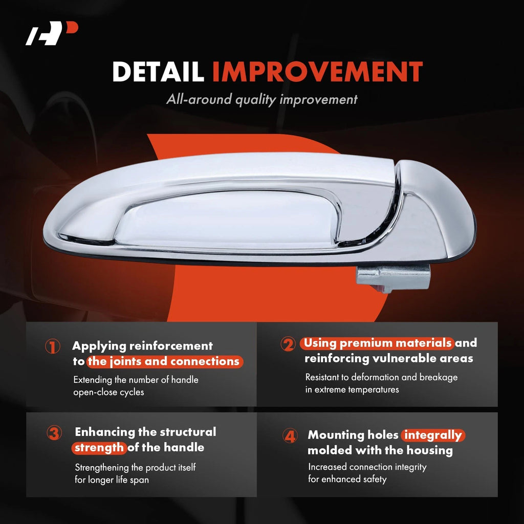 Rear Right Exterior Door Handle for Dodge Ram Dakota (2011)
