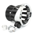 Chrome Motorcycle Drink Cup Holder for 7/8"-1" Bars (22mm-25mm)
