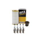 Wix Engine Oil Filter & Denso 4 Iridium Spark Plugs for Audi A3 Quattro (2006–2013)