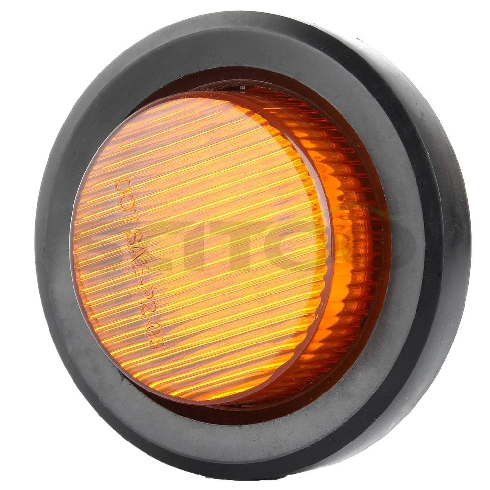 10PCS Amber Side Marker Clearance Lights for Kenworth T2000 (1997–2008)