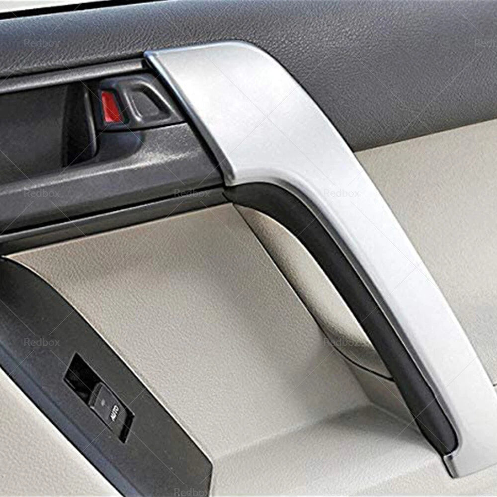 Set of 4 Matte Front Door Armrest Covers for Toyota Land Cruiser Prado (J150)