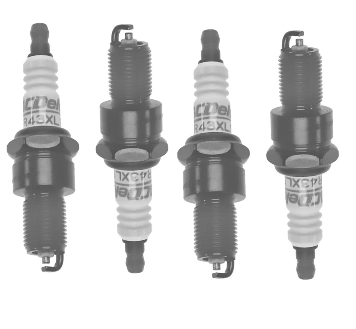 Set of 4 Spark Plugs for Chevy Dodge Eagle Honda Ford Hyundai Mazda L4