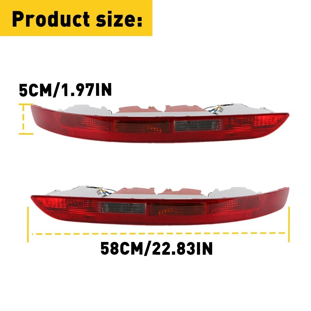Set of 2 Rear Taillight Bumper Reflectors for Audi Q5 (2009–2016)
