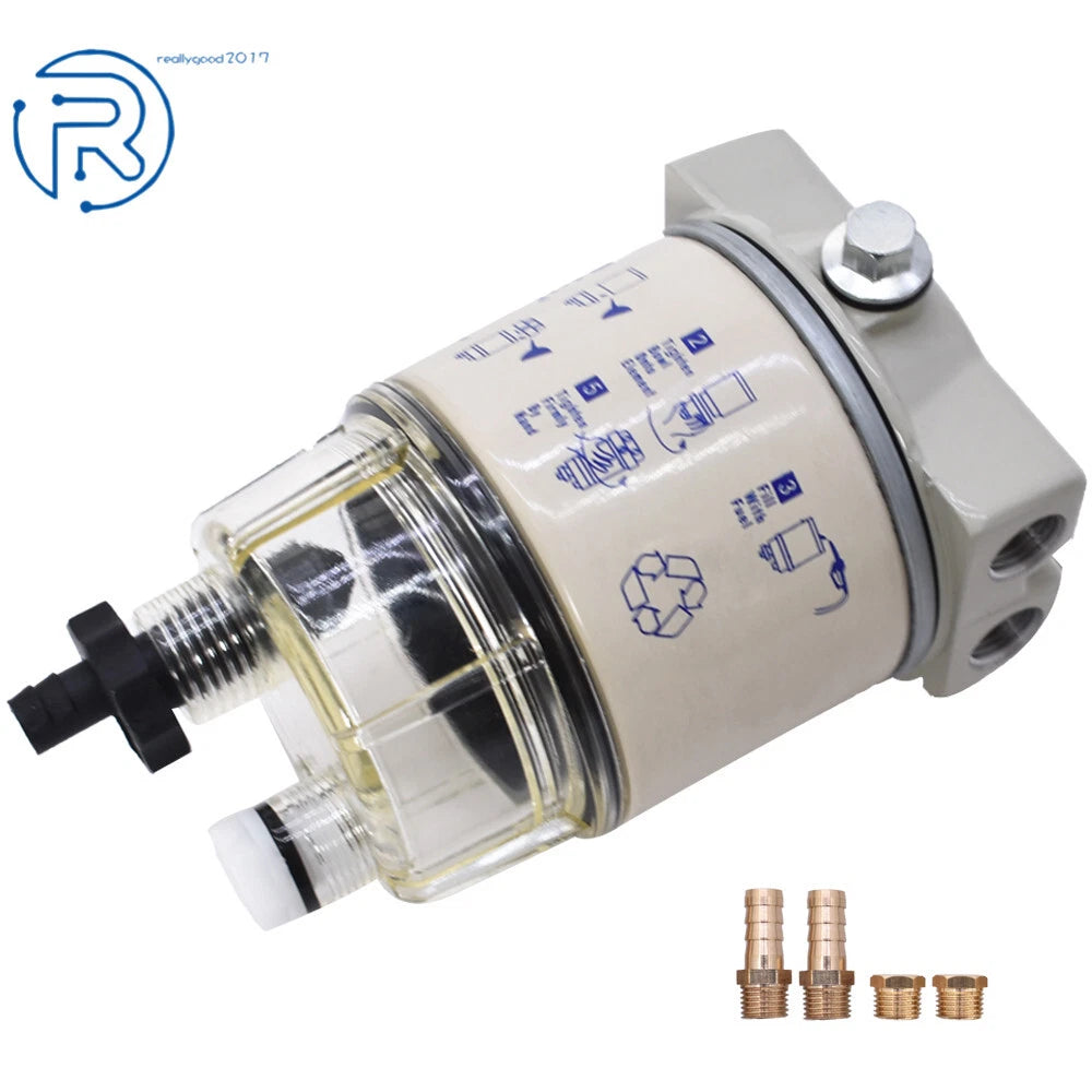 Spin-On Fuel Filter / Water Separator 120AT 10 Micron for R12T (Boat Marine)
