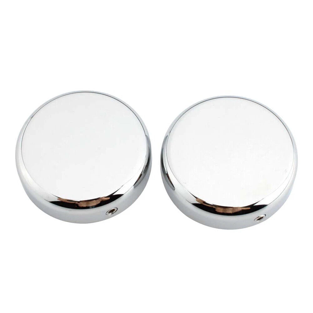 Chrome Upper Fork Stem Nut Cap Cover for Harley Street Bob Breakout Dyna Softail (2014–2023)