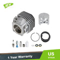 48mm Cylinder Piston Kit for Husqvarna 261 262 262XP 262XPH (YYYY–YYYY)
