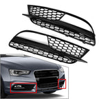 Honeycomb Front Bumper Fog Light Grille for Audi A5 (2012–2016)