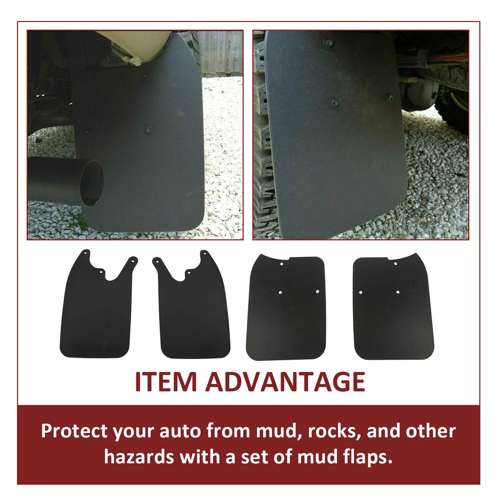 Mud Guards for Tacoma 4x4 1995–2004 with Flares