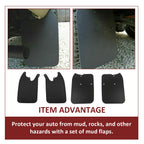 Mud Guards for Tacoma 4x4 1995–2004 with Flares