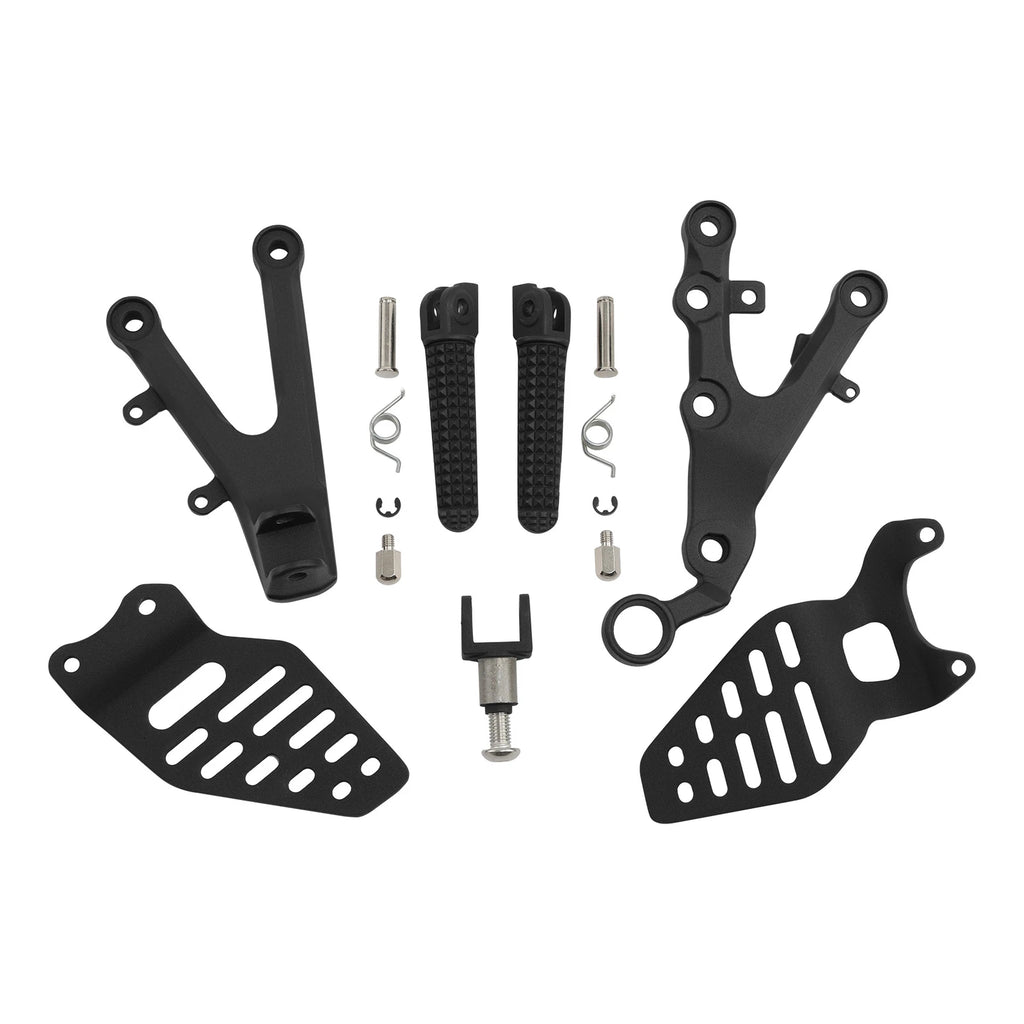 Front Rider Footpegs Footrest Bracket for Yamaha YZF R6 (2006–2016)