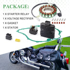 Stator Relay Rectifier W Gasket for Yamaha V-Star 1100 XVS1100 (2004–2009)