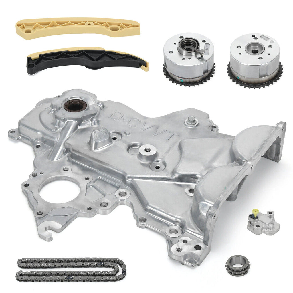 Timing Chain Kit + VVT Gear + Oil Pump Cover for Hyundai Veloster Elantra (2012–2021)