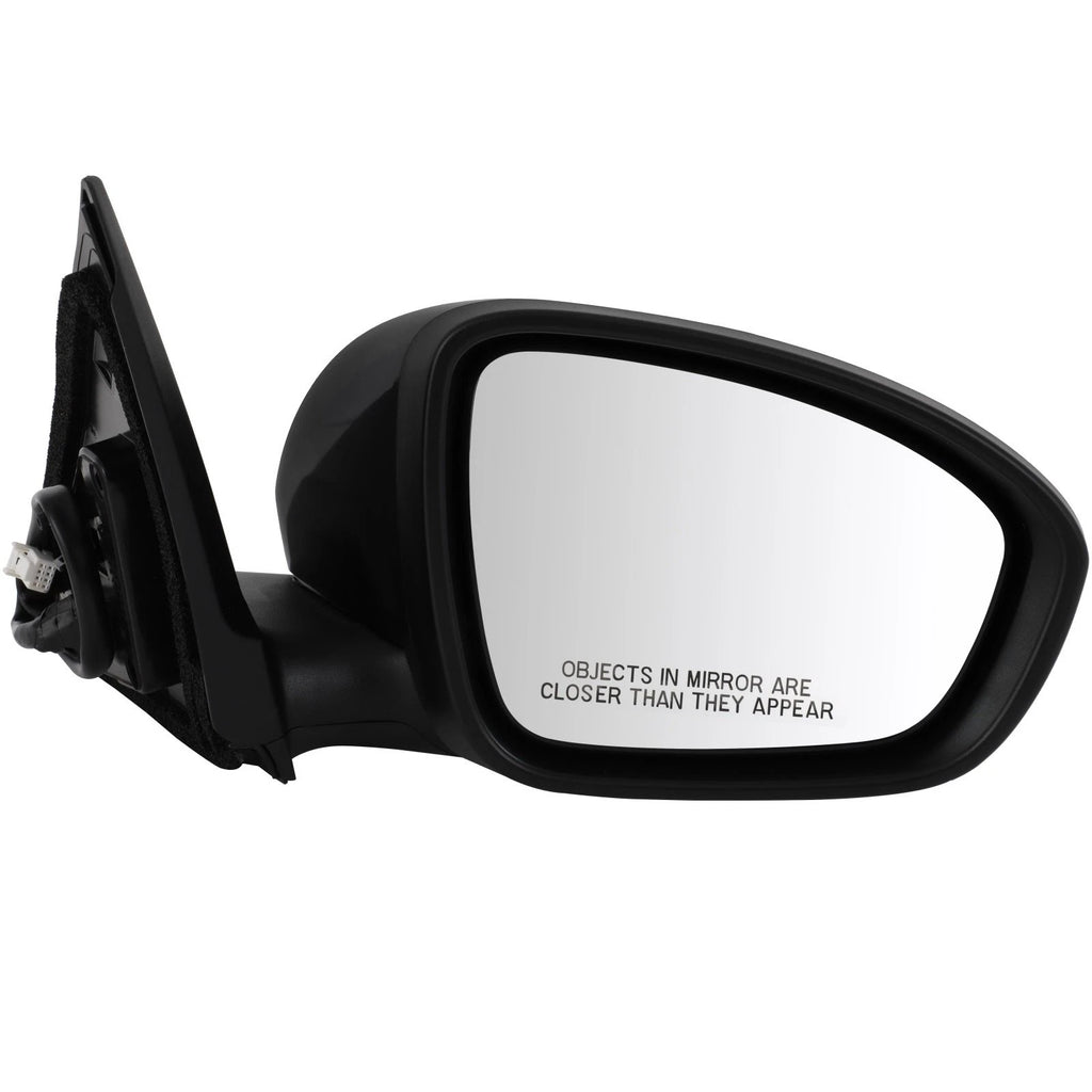 Right Side Mirror for Nissan Sentra (2020) - Power, Manual Fold, Black