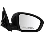 Right Side Mirror for Nissan Sentra (2020) - Power, Manual Fold, Black