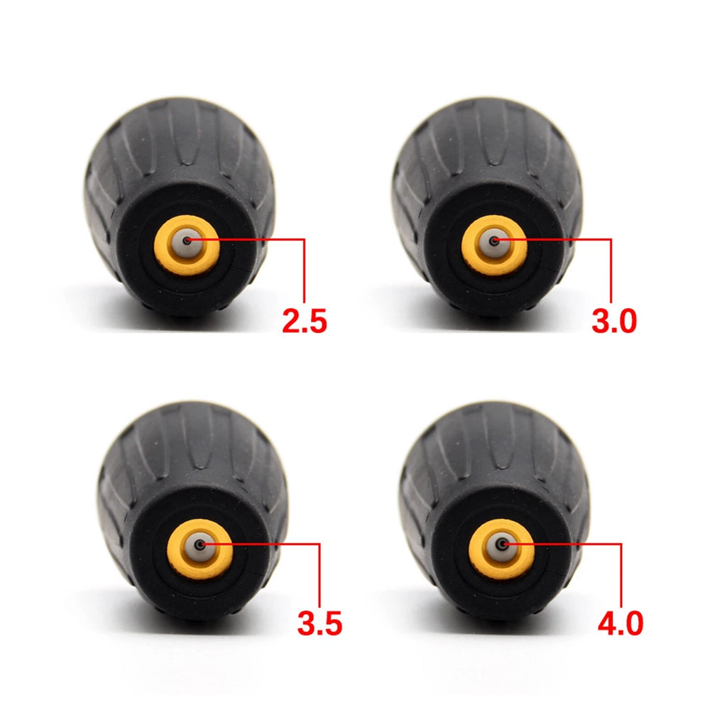 Rotary turbine nozzle for pressure washer (3600 PSI, 2.5/3.0/3.5/4 GPM)