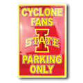Reserved Parking Sign for IOWA State Cyclones (12"x18")