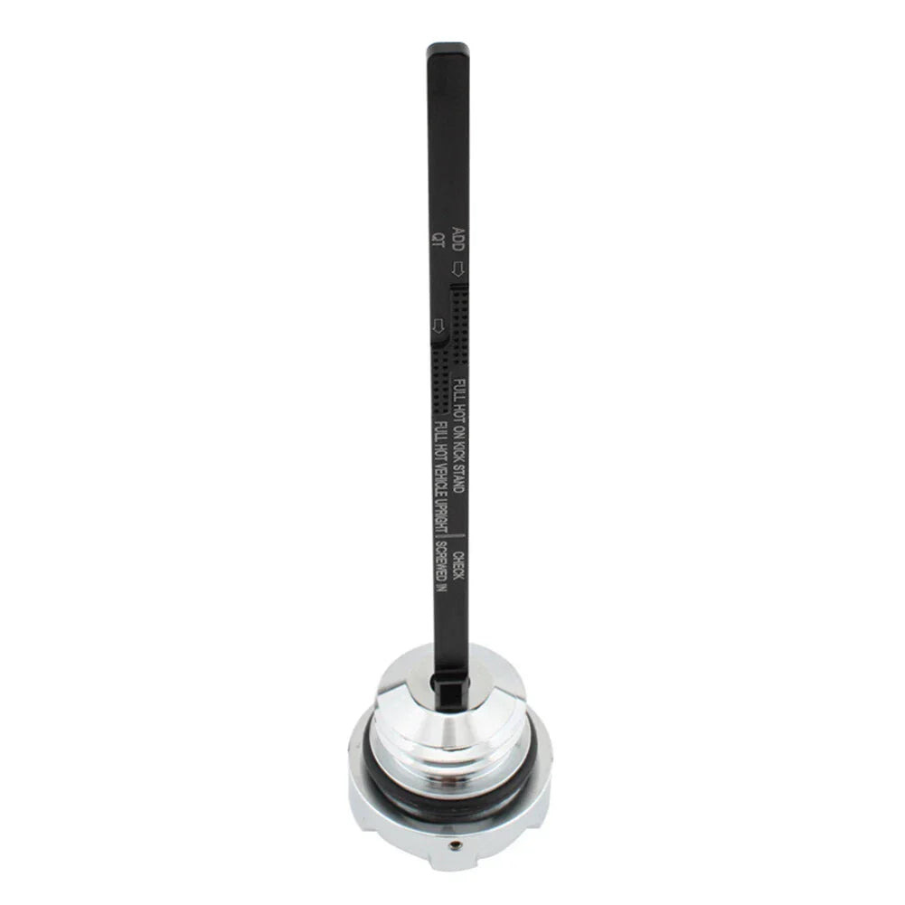 Chrome Engine Oil Dipstick for Harley Touring Road King Street Glide (2017-2022)