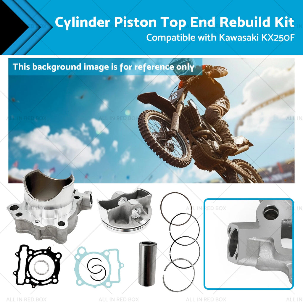 Top End Rebuild Piston Cylinder Kit for Kawasaki KX250F (2009–2016)